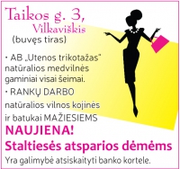 Natūralios medvilnės gaminiai visai &scaron;eimai